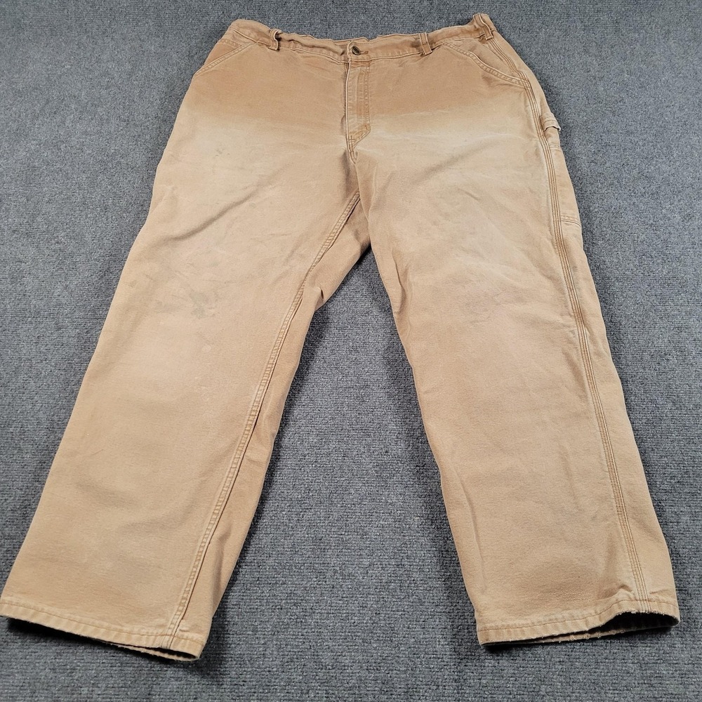Carhartt B11 Pants Mens 40x32‎ Brown Duck Canvas Relaxed Fit Carpenter **READ**